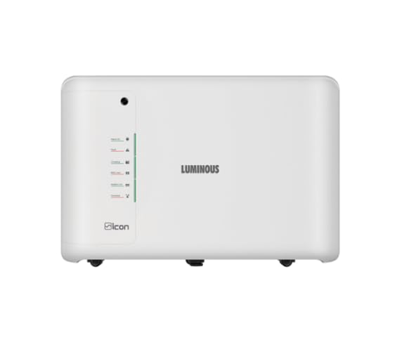 Luminous Inverter & Battery Combo (Icon 1100 Pure Sine Wave 900VA/12V Inverter with RC25000 PRO Tall Tubular 200Ah Battery) for Home, Office & Shops