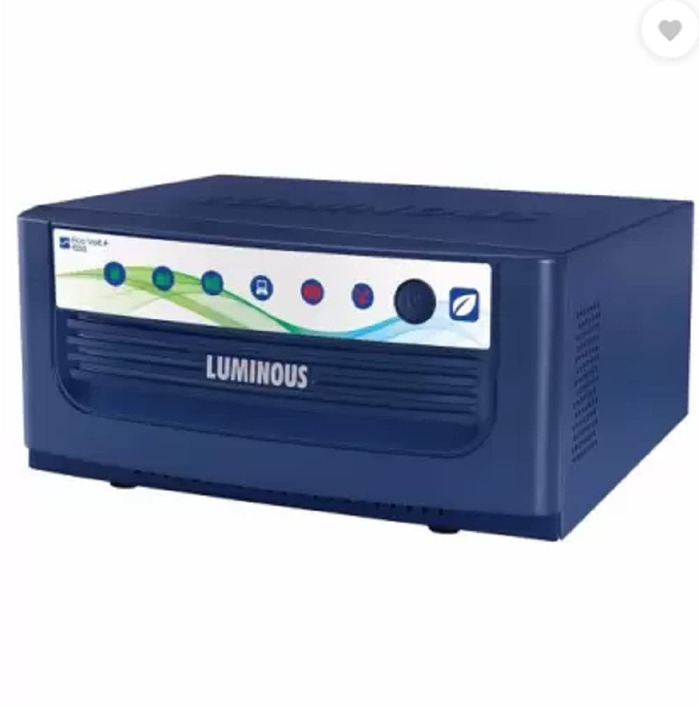 Luminous Eco Volt Neo 1550 Inverter (1400VA/12V Pure Sinewave) with ILTT26060 220Ah Battery Combo for Home, Office & Shops – | Easy Installation, Low Maintenance, 36+60 Months Warranty