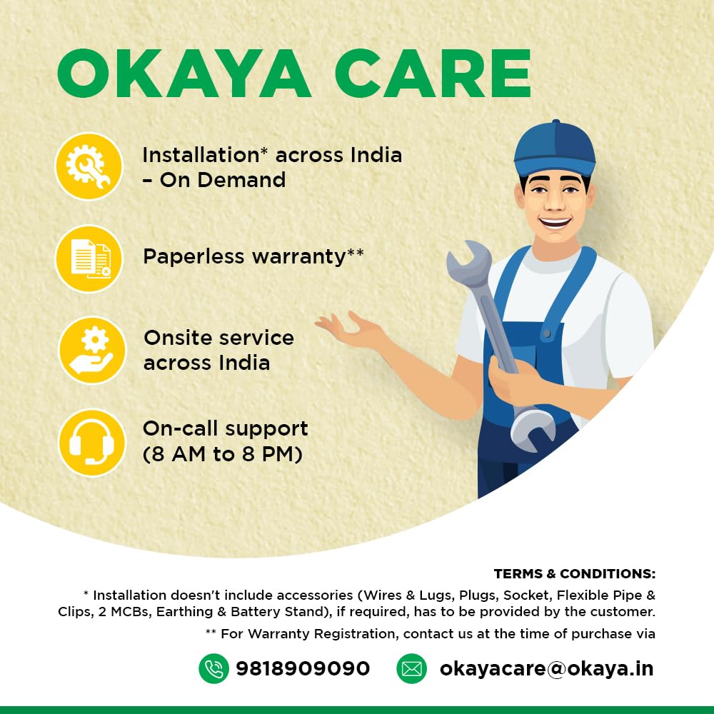 OKAYA PRO Power OPTT19054 160Ah Tall Tubular Inverter Battery for Home, Office & Shops with Certified Extra Backup | Spillage Free & Low Maintenance Design | 54 Months Warranty