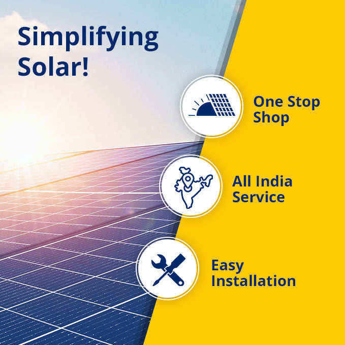 Solar Off Grid Combo | NXG 1850e, Solar Battery 150 Ah (2 Nos.), Solar Panel 330 W (4 Nos.)